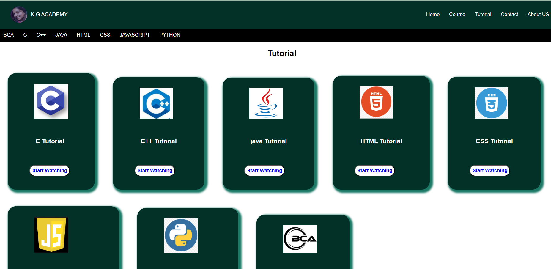 Educational website